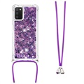 Coque Samsung Galaxy A03s en TPU - Série Quicksand - Violete