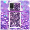 Coque Samsung Galaxy A03s en TPU - Série Quicksand - Violete