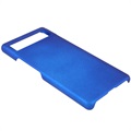 Coque Google Pixel 6a en Plastique Caoutchouté - Bleue