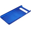 Coque Google Pixel 6a en Plastique Caoutchouté - Bleue