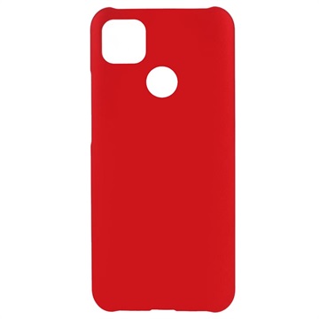 Coque Xiaomi Redmi 9C, Redmi 9C NFC en Plastique Caoutchouté - Rouge