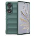 Coque Honor 70 en TPU Rugged Série - Verte