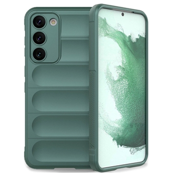 Coque Samsung Galaxy S23 5G en TPU - Série Rugged - Verte