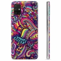 Coque Samsung Galaxy A51 en TPU - Fleurs Abstraites