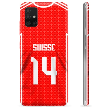 Coque Samsung Galaxy A51 en TPU - Suisse