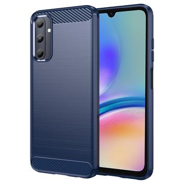 Coque Samsung Galaxy A05s en TPU Brossé - Fibre de Carbone