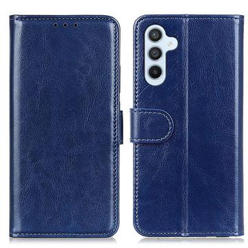 Étui Portefeuille Samsung Galaxy A05s avec Fermeture Magnétique - Bleu