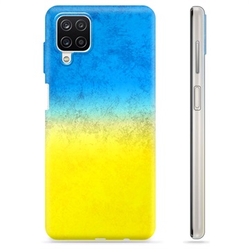 Coque Samsung Galaxy A12 en TPU Drapeau Ukraine - Bicolore