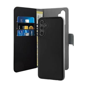 Étui Portefeuille Samsung Galaxy A15 Magnétique Puro 2-en-1 - Noir