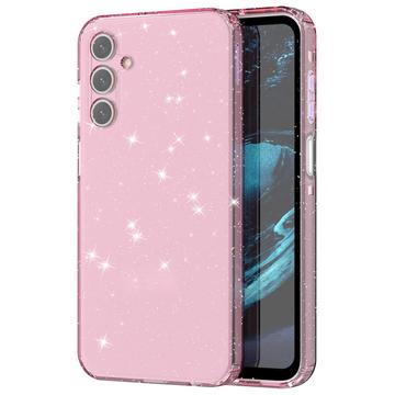 Coque Samsung Galaxy A15 en TPU Stylish Glitter Série - Rose Transparente