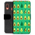 Étui Portefeuille Premium Samsung Galaxy A20e - Avocado Pattern