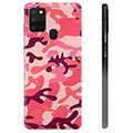 Coque Samsung Galaxy A21s en TPU - Camouflage Rose