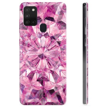 Coque Samsung Galaxy A21s en TPU - Cristal Rose