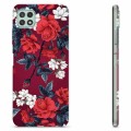 Coque Samsung Galaxy A22 5G en TPU - Fleurs Vintage