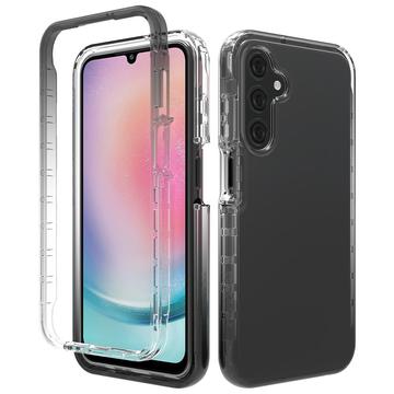 Coque Hybride Samsung Galaxy A25 Gradient Series - Noire / Transparente