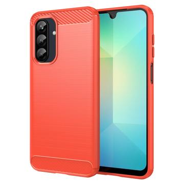 Coque Samsung Galaxy A26 en TPU Brossé - Fibre de Carbone