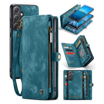 Étui Portefeuille Samsung Galaxy A35 Multifonctionnel 2-en-1 Caseme 008 - Bleu