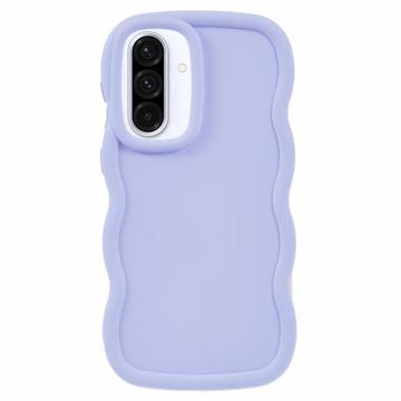 Coque Samsung Galaxy A36 en TPU Candy Color Wavy - Violete