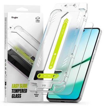 Protection d\'écran Samsung Galaxy A36 en verre trempé Ringke Easy Slide - 2 Pcs.