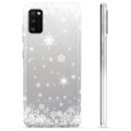 Coque Samsung Galaxy A41 en TPU - Flocons de Neige