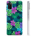 Coque Samsung Galaxy A41 en TPU - Fleurs Tropicales