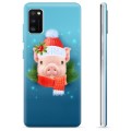 Coque Samsung Galaxy A41 en TPU - Cochonnet d'Hiver