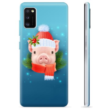 Coque Samsung Galaxy A41 en TPU - Cochonnet d\'Hiver