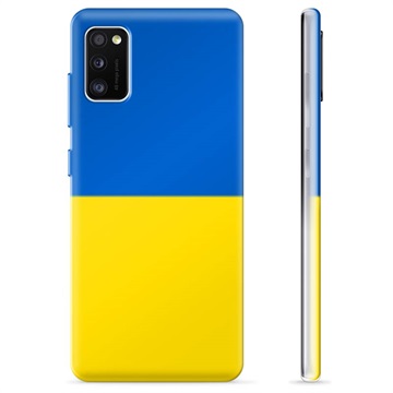 Coque Samsung Galaxy A41 en TPU Drapeau Ukraine - Jaune et bleu clair