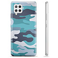 Coque Samsung Galaxy A42 5G en TPU - Camouflage Bleu