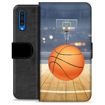 Étui Portefeuille Premium Samsung Galaxy A50 - Basket-ball