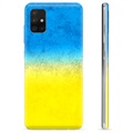 Coque Samsung Galaxy A51 en TPU Drapeau Ukraine - Bicolore