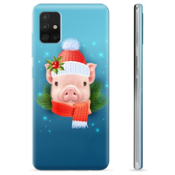 Coque Samsung Galaxy A51 en TPU - Cochonnet d\'Hiver