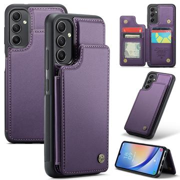 Étui Caseme C22 Samsung Galaxy A54 5G avec portefeuille de cartes protégé par RFID - Violet