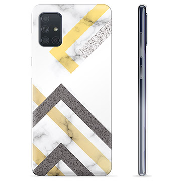 Coque Samsung Galaxy A71 en TPU - Marbre Abstrait