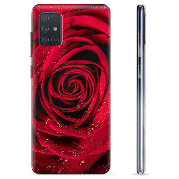 Coque Samsung Galaxy A71 en TPU - Rose