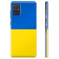 Coque Samsung Galaxy A71 en TPU Drapeau Ukraine - Jaune et bleu clair