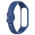 Bracelet en Silicone de Rechange avec Cadre Intégré Samsung Galaxy Fit 2 - Bleu foncé