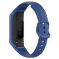 Bracelet en Silicone de Rechange avec Cadre Intégré Samsung Galaxy Fit 2 - Bleu foncé