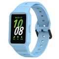 Bracelet en Silicone de Rechange avec Cadre Intégré Samsung Galaxy Fit3 - Bleu