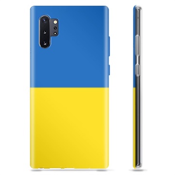 Coque Samsung Galaxy Note10+ en TPU Drapeau Ukraine - Jaune et bleu clair