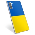 Coque Samsung Galaxy Note10 en TPU Drapeau Ukraine - Jaune et bleu clair