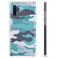 Coque Samsung Galaxy Note10+ en TPU - Camouflage Bleu