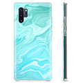 Coque Samsung Galaxy Note10+ en TPU - Marbre Bleu