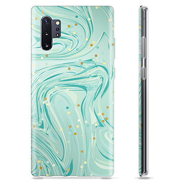 Coque Samsung Galaxy Note10+ en TPU - Menthe Verte