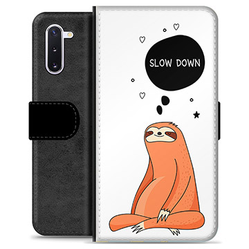 Étui Portefeuille Premium Samsung Galaxy Note10 - Slow Down