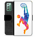 Étui Portefeuille Premium Samsung Galaxy Note20 - Slam Dunk