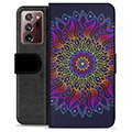 Étui Portefeuille Premium Samsung Galaxy Note20 Ultra - Mandala Coloré