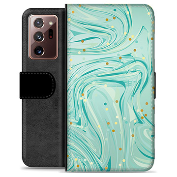 Étui Portefeuille Premium Samsung Galaxy Note20 Ultra - Menthe Verte