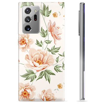 Coque Samsung Galaxy Note20 Ultra en TPU - Motif Floral