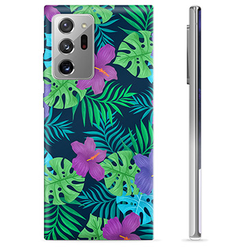 Coque Samsung Galaxy Note20 Ultra en TPU - Fleurs Tropicales